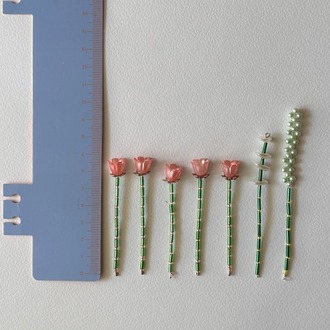 Lale Buket Anahtarlık - Pembe
