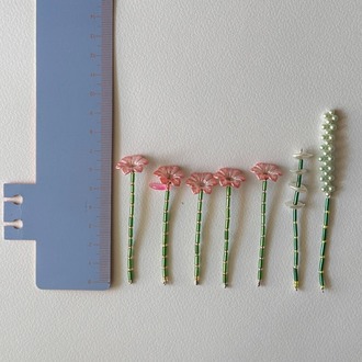 Sakura Buket Anahtarlık - Pembe