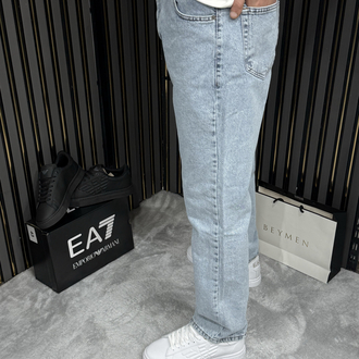 BUZ MAVİ BAGGY KOT PREMİUM