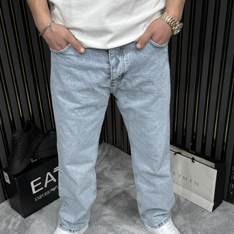 BUZ MAVİ BAGGY KOT PREMİUM