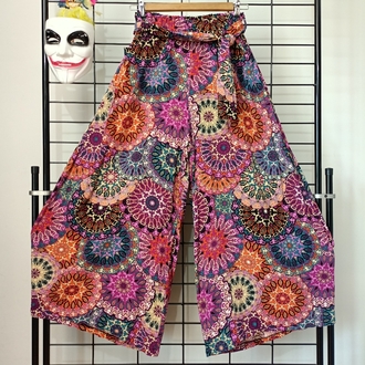 mandala pachwork desen bol pantolon/etek