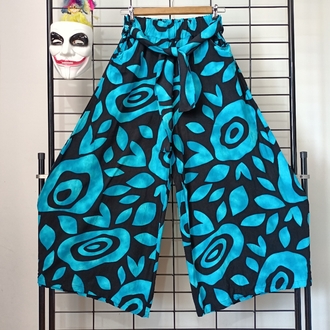 Turkuaz bol pantolon/etek