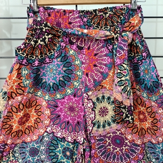 mandala pachwork desen bol pantolon/etek
