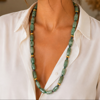 Boho chic kolye