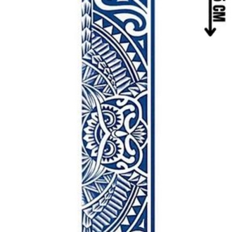MAORİ MASKESİ ŞERİT DÖVME 