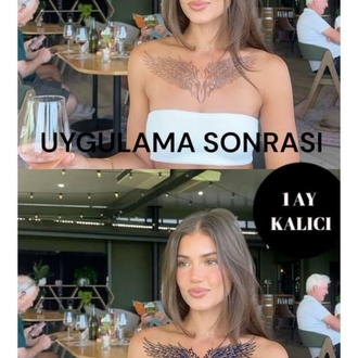 KANAT FİGÜRLÜ GEÇİCİ DÖVME 