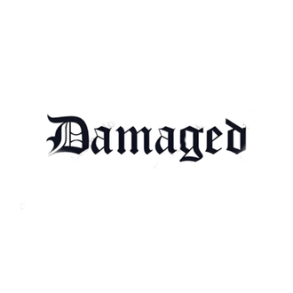 MİNİMAL BOY DAMAGED (HASARLI) YAZI DÖVMESİ 