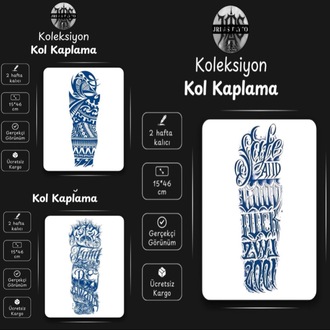 3 LÜ YARI KALICI DÖVME PAKETİ
