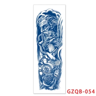 ZEUS GÜVERCİN FİGÜRLÜ TAM KOL DÖVME 