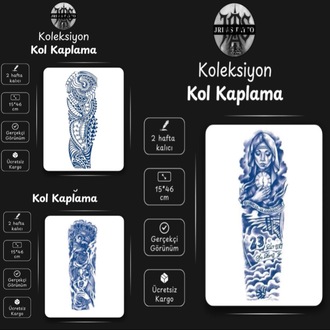 3 LÜ YARI KALICI DÖVME PAKETİ