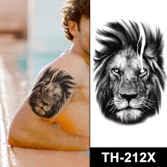 ASLAN FİGÜRLÜ GEÇİCİ DÖVME 