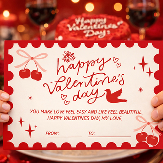 Valentine’s Day Scratch Card Set
