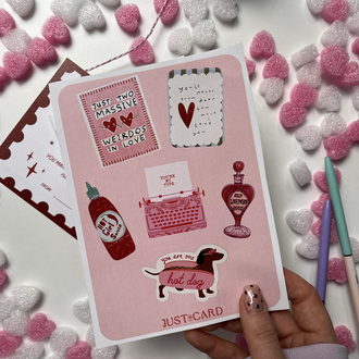 Valentine’s Day Scratch Card Set