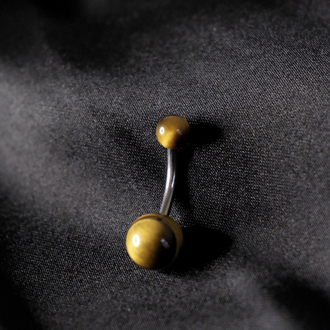 Kaplan Gözü Navel Piercing - Aley X Kaaida