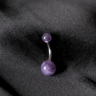 Ametist Navel Piercing - Aley X Kaaida