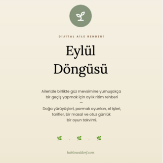 Dijital Aile Rehberi - Eylül Döngüsü