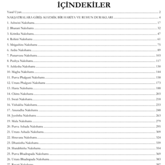 Vedik Astrolojide Nakshatralar - Burcu GÜRBÜZ ŞEN (Dijital Ürün - .pdf)