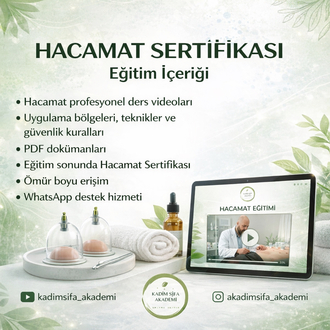 Son 5 Kişi Hacamat Eğitimi Sertifikası – Profesyonel Ders + Sertifika