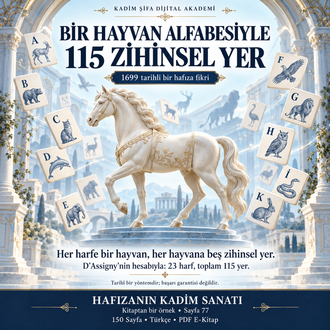 Hafızanın Kadim Sanatı | Hafıza Teknikleri ve Öğrenme Yöntemleri – 150 Sayfa PDF E-Kitap