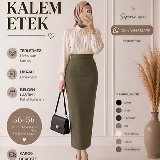 2 ADET KALEM ETEK (7 RENK SEÇENEKLERİ AÇIKLAMA VE KAYDIRMALI GÖRSELLERDE)