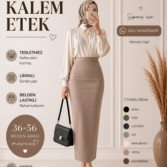 2 ADET KALEM ETEK (7 RENK SEÇENEKLERİ AÇIKLAMA VE KAYDIRMALI GÖRSELLERDE)