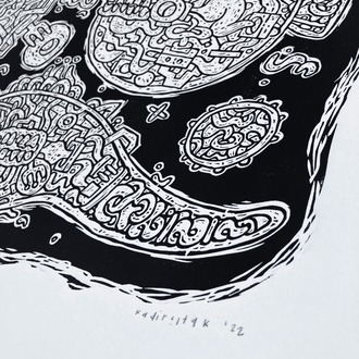 Fishies, Linocut Print - Edition of 24