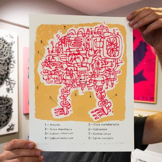 Anatomy of the machine, Silkscreen Print - Edition of 17