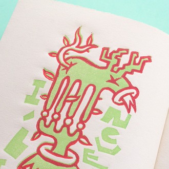 Bitkiler ve İtkiler, Linocut Print Artbook