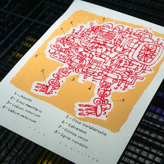 Anatomy of the machine, Silkscreen Print - Edition of 17