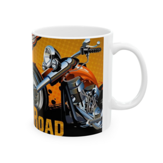 KAFA BASKI Harley Davidson Temalı Porselen Kupa – Motor Tutkusu Tasarımı – KF16052612