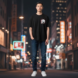 Anime Girl Oversize T-Shirt