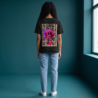 Insane & Skull Oversize T-Shirt