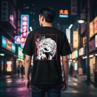 Anime Girl Oversize T-Shirt