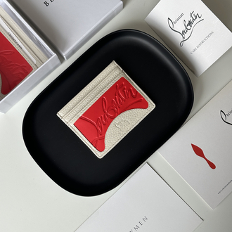 Christian Louboutin Premium Kartlık KREM HAKİKİ DERİ (KUTULU, SERTİFİKALI)