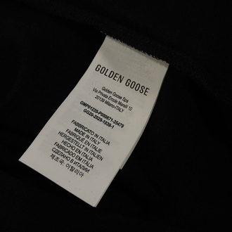 GOLDEN GOOSE Premium++ Tshirt Siyah %100 Pamuk