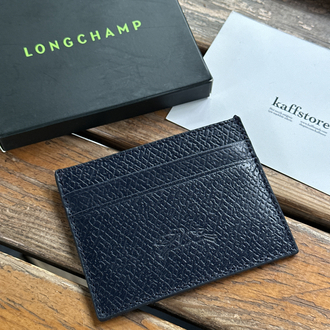 LongChmp. Kartlık Lacivert %100 HAKİKİ DERİ (KUTULU)