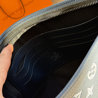 LV Clutch Çanta Premium İthal Lacivert (FULL SET)
