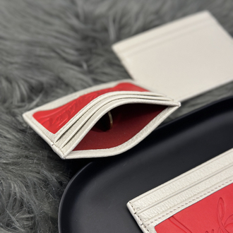 Christian Louboutin Premium Kartlık KREM HAKİKİ DERİ (KUTULU, SERTİFİKALI)