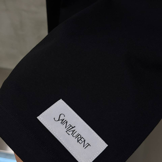 YSL Premium++ Tshirt Siyah %100 Pamuk