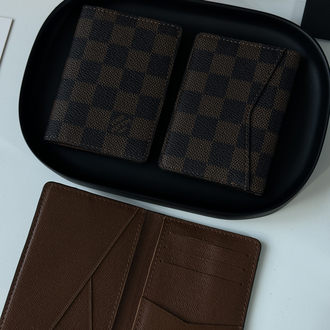 LV Pocket Cüzdan %100 HAKİKİ DERİ (Taba)
