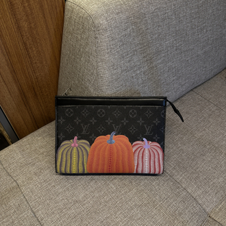 LV Clutch Çanta Premium Desenli (FULL SET)