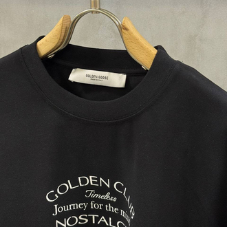 GOLDEN GOOSE Premium++ Tshirt Siyah %100 Pamuk