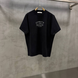 GOLDEN GOOSE Premium++ Tshirt Siyah %100 Pamuk
