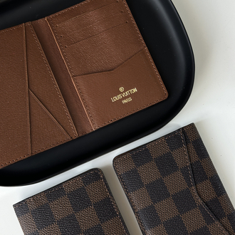 LV Pocket Cüzdan %100 HAKİKİ DERİ (Taba)