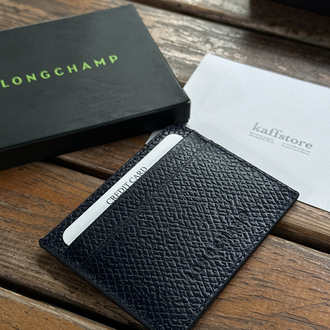 LongChmp. Kartlık Lacivert %100 HAKİKİ DERİ (KUTULU)