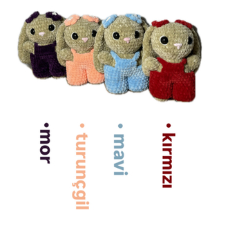 Tulumlu Tavşan Amigurumi