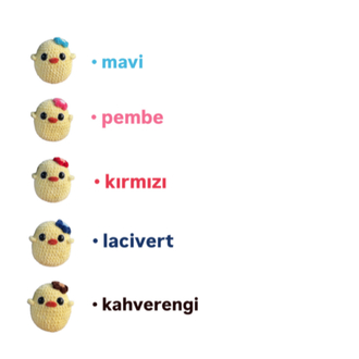 Renkli civciveler
