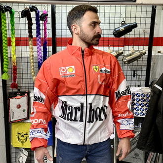 Ferrari & Marlboro Paraşüt Kumaş Ceket