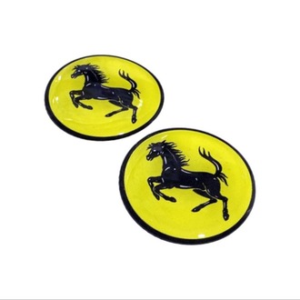 Ferrari Damla Sticker Sarı