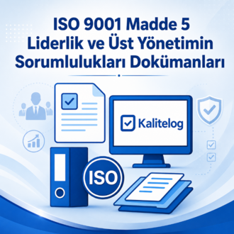 ISO 9001:2015 Madde 5 Liderlik ve Üst Yönetim Doküman Seti